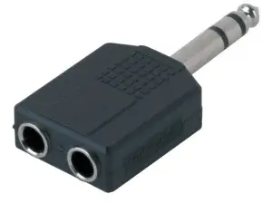 מתאם כניסה כפולה PL 6.3mm x 2 ל- (s) PL 6.3 mm מבית GEWA (Germany)