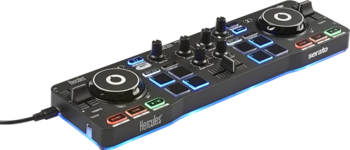 קונטרולר קומפקטי DJControl Starlight מבית Hercules DJ