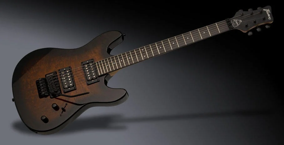 גיטרה חשמלית עם גשר פלויד FRAMUS FDS Diablo Progressive X AT THP BLK