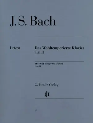 ספר תווים Bach The Well-Tempered Clavier Part 2