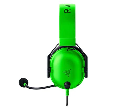 אוזניות גיימינג עם מיקרופון Razer BlackShark V2 X בצבע ירוק - תמונה 3