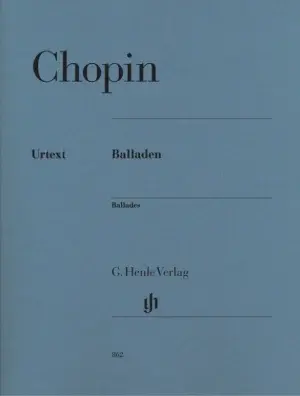 ספר תווים Chopin Ballades Henle