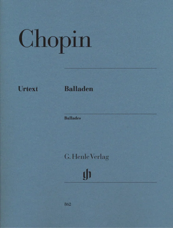 ספר תווים Chopin Ballades Henle