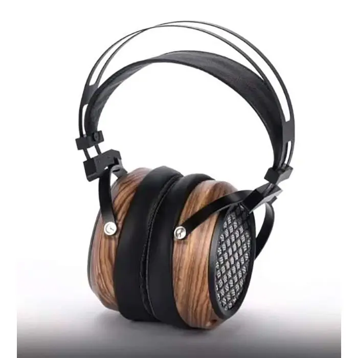 אוזניות פלנר מגנטיקס בעבודת יד מעץ זברה SENDY AUDIO AVIA - תמונה 2
