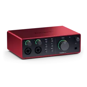 כרטיסי קול דגם Scarlett 4i4 G4 מבית Focusrite