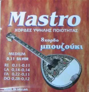 סט מיתרים 0.11 לבוזוקי MASTRO MATSIKAS