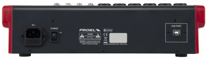 מיקסר 12 ערוצים + אפקטים Proel MQ12USB - תמונה 4