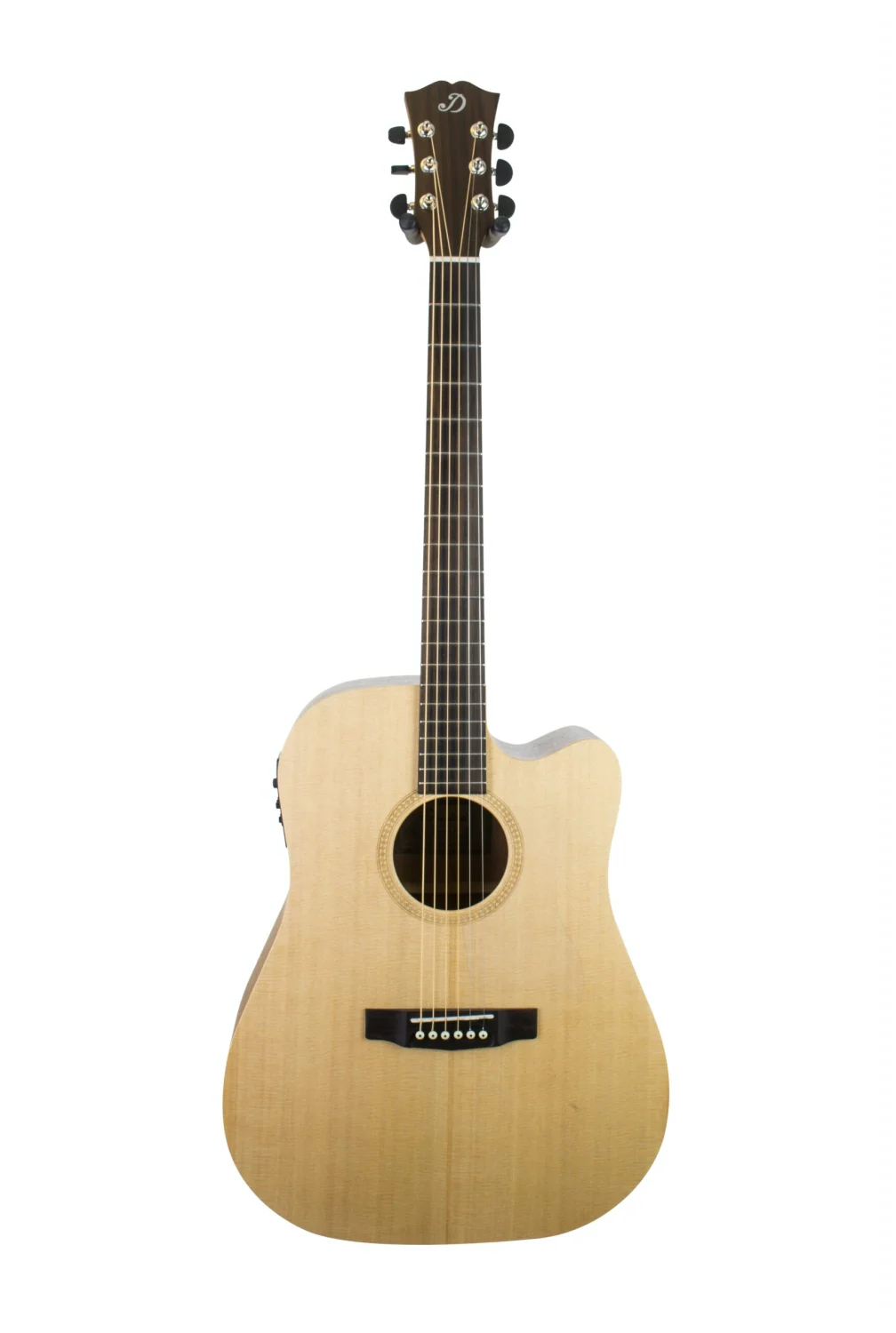 גיטרה אקוסטית מוגברת Antique series מדגם Puella DCE Cut מבית Dowina