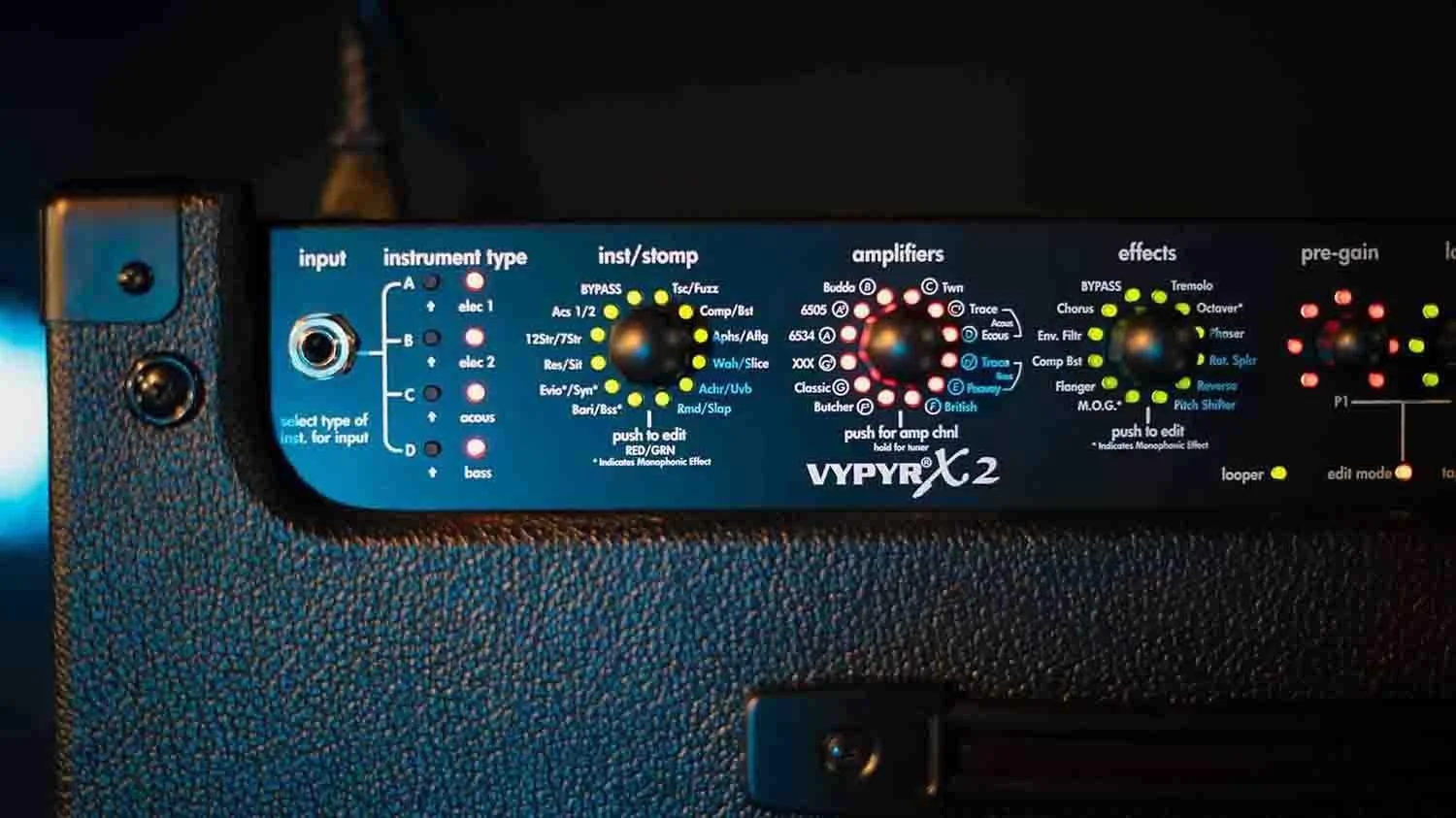 מגבר לגיטרה 60W עם אפקטים - Peavey VYPYR® X2 Guitar Modeling Amp - תמונה 3