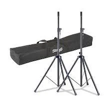 זוג סטנדים לרמקול + תיק Stagg SPS-0620 BK SET - תמונה 2