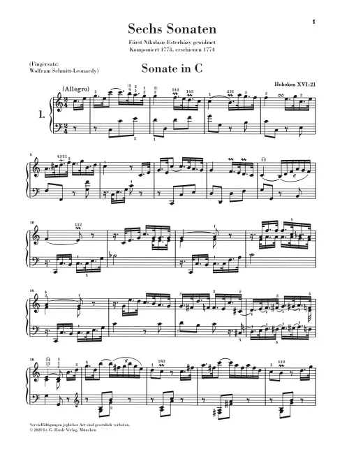 ספר תווים Haydn Complete Piano Sonatas Volume II - תמונה 5