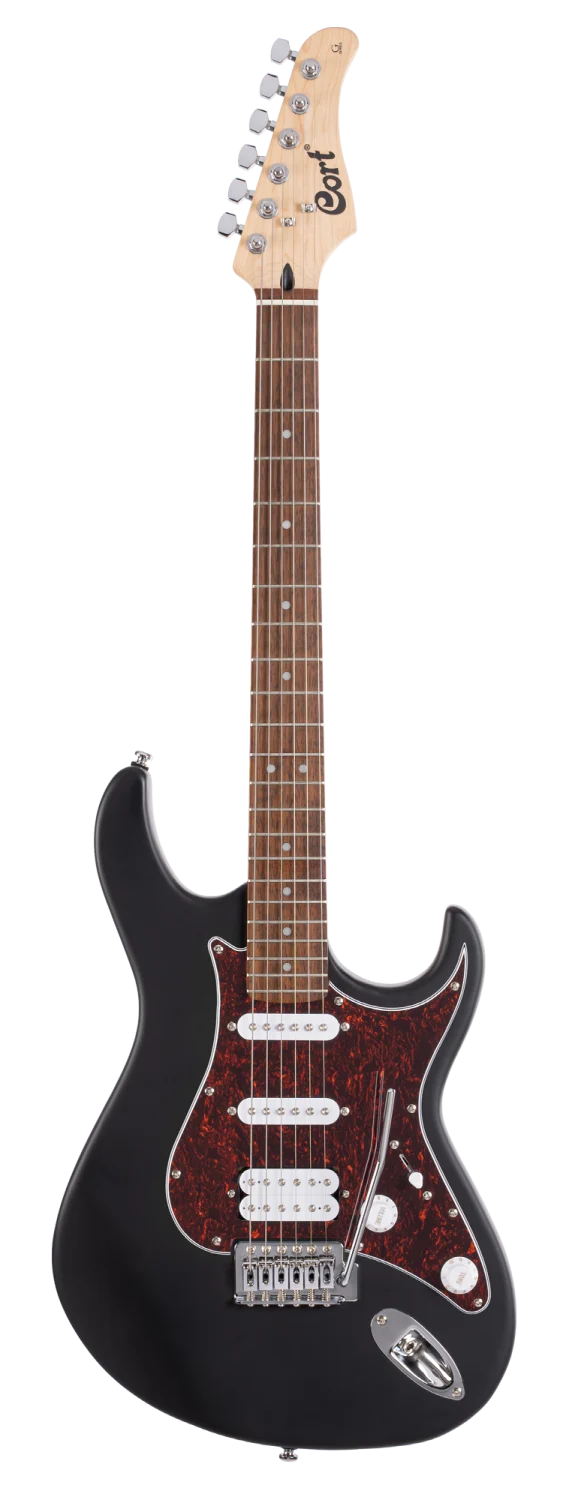 גיטרה חשמלית Cort G110 OPBK HSS Open Pore Black