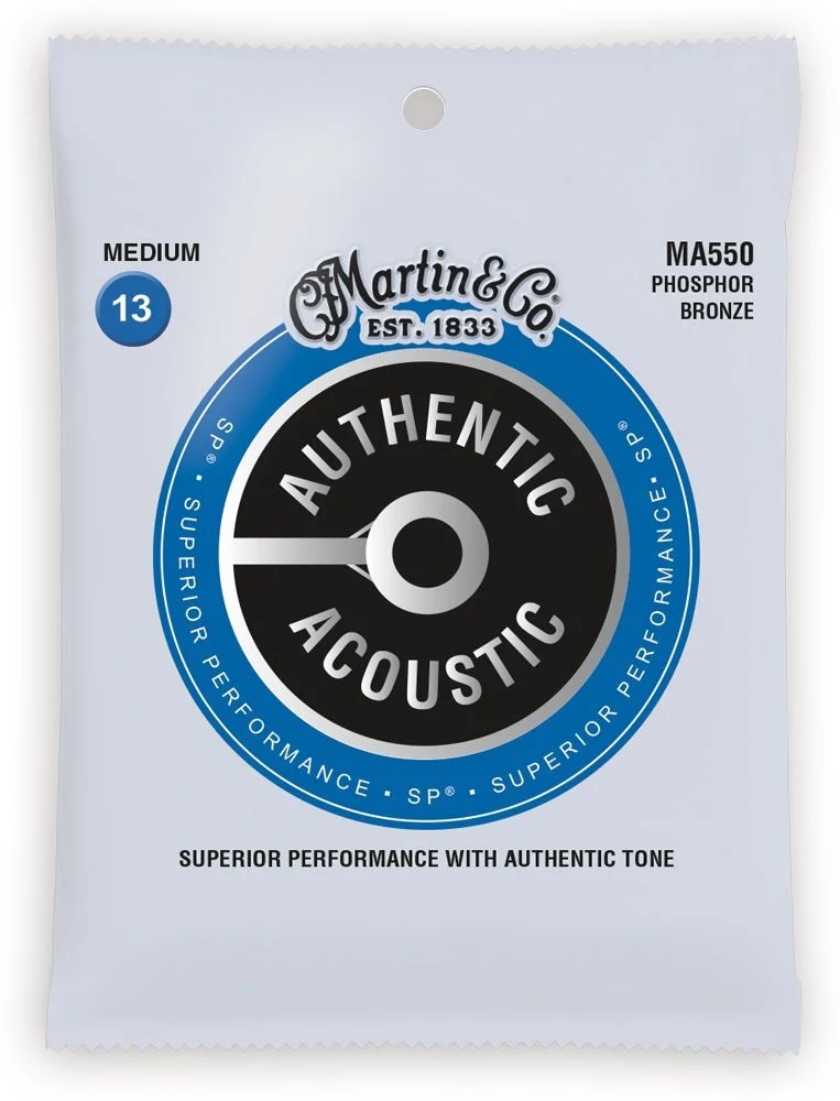 סט מיתרים 0.13 לאקוסטית Martin SP Phosphor Bronze Authentic MA550