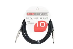 כבל לגיטרה 3 מ' Gator GCWB-INS-10 Backline Series 10 Foot Instrument Cable