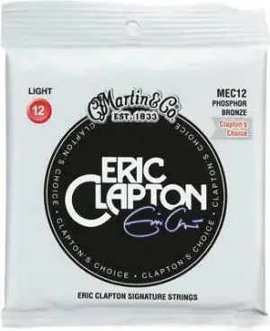 סט מיתרים לאקוסטית 012 Martin Eric Clapton