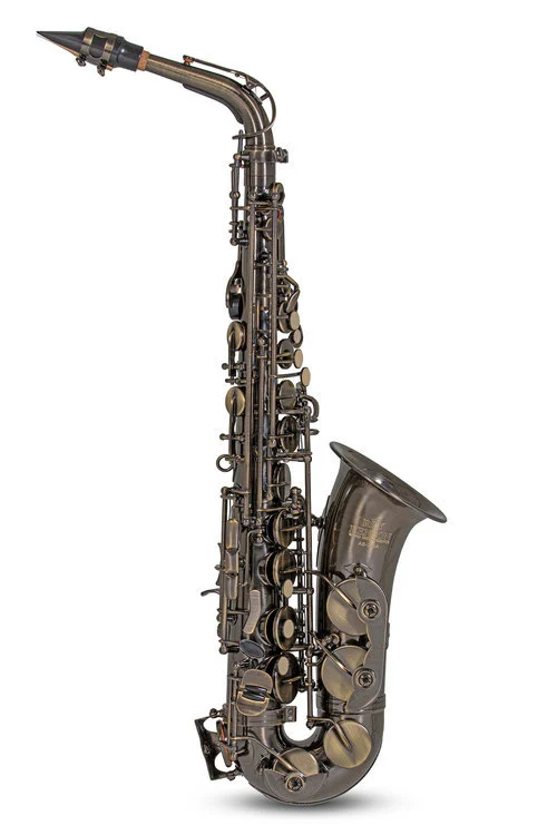 סקסופון אלט מצופה antique lacquered של המותג ROY BENSON AS-202A כולל תיק RB700611 מבית GEWA (Germany)