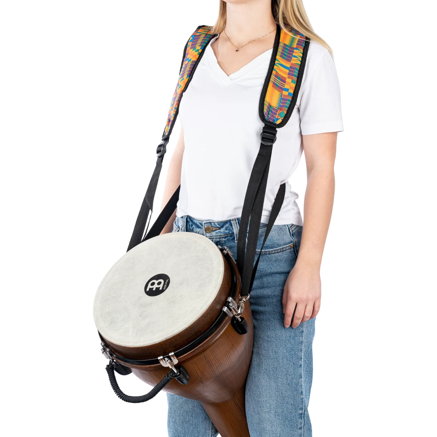 רצועה מעוצבת לתוף דג’מבה Meinl Kenyan Quilt MDJS1KQ - תמונה 3