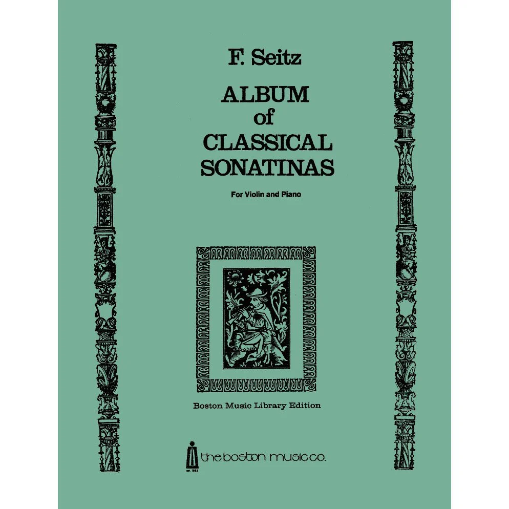 F. Seitz Album of Classical Sonatinas For Violin and Piano