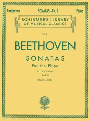 ספר תווים Beethoven Sonatas - Book 2 Schirmer