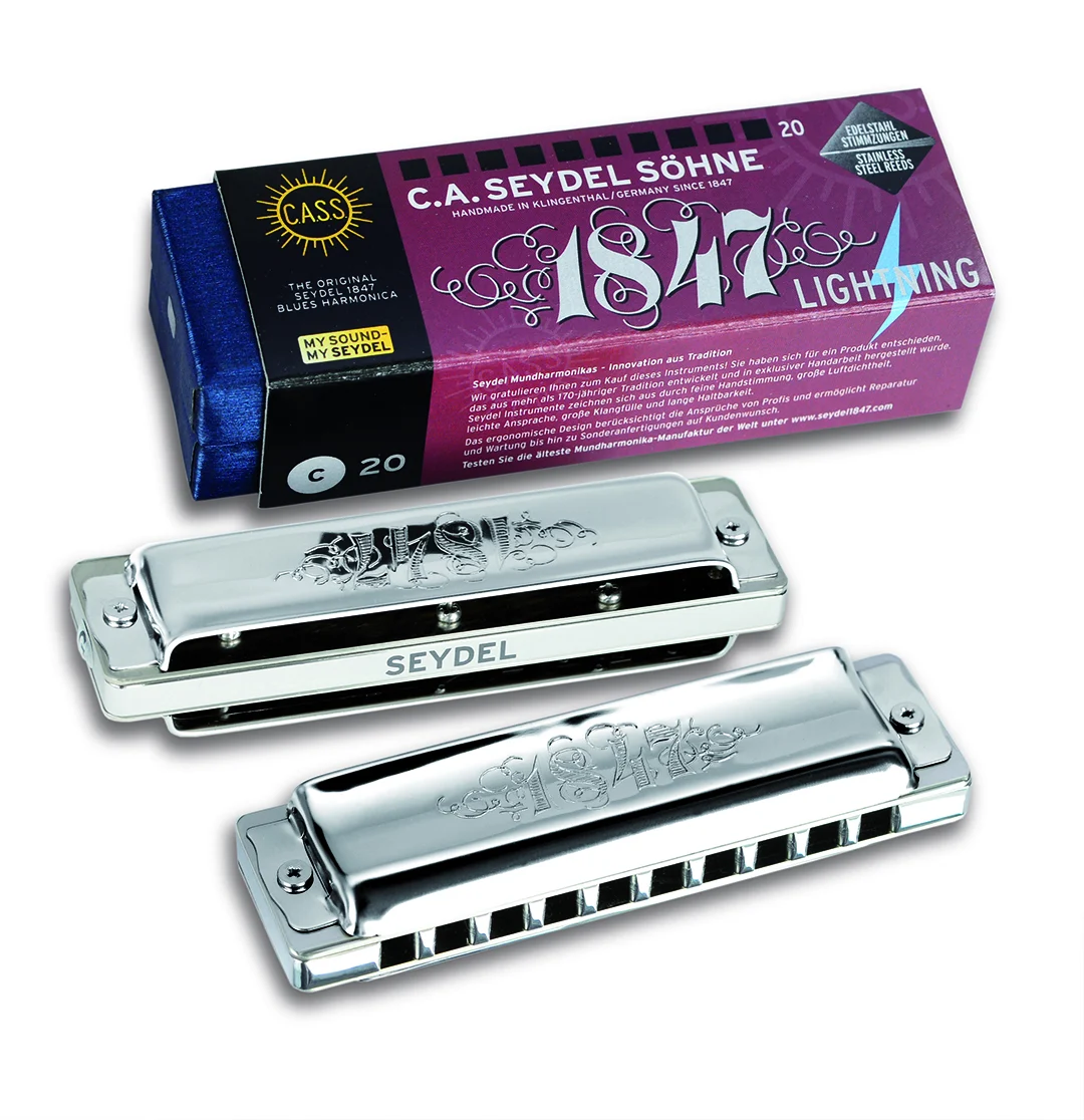 מפוחית בלוז מקצועית Seydel Lightning 1847