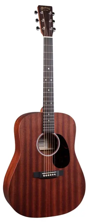 גיטרה אקוסטית מוגברת + נרתיק MARTIN D-10E-01 Sapele Top