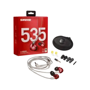 אוזניות In-ear בצבע אדום Shure SE535LTD-EFS Limited Edition