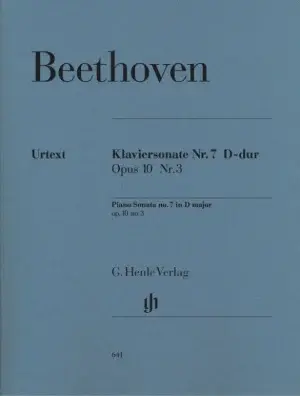 ספר תווים Beethoven Piano Sonata no. 7 D major op. 10 no. 3