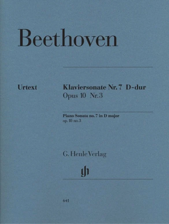 ספר תווים Beethoven Piano Sonata no. 7 D major op. 10 no. 3