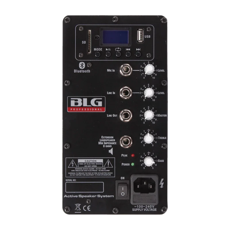 רמקול מוגבר 8″ BLG Audio BP13-08A8 - תמונה 6
