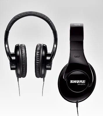 SHURE SRH240A - אוזניות ראש איכותיות