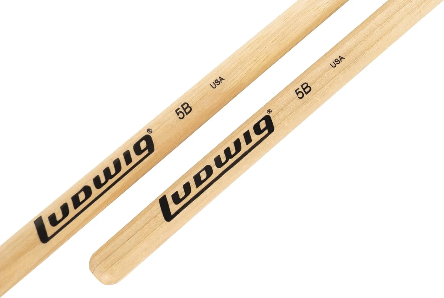 מקלות תופים ראש עץ LUDWIG 5B - תמונה 2