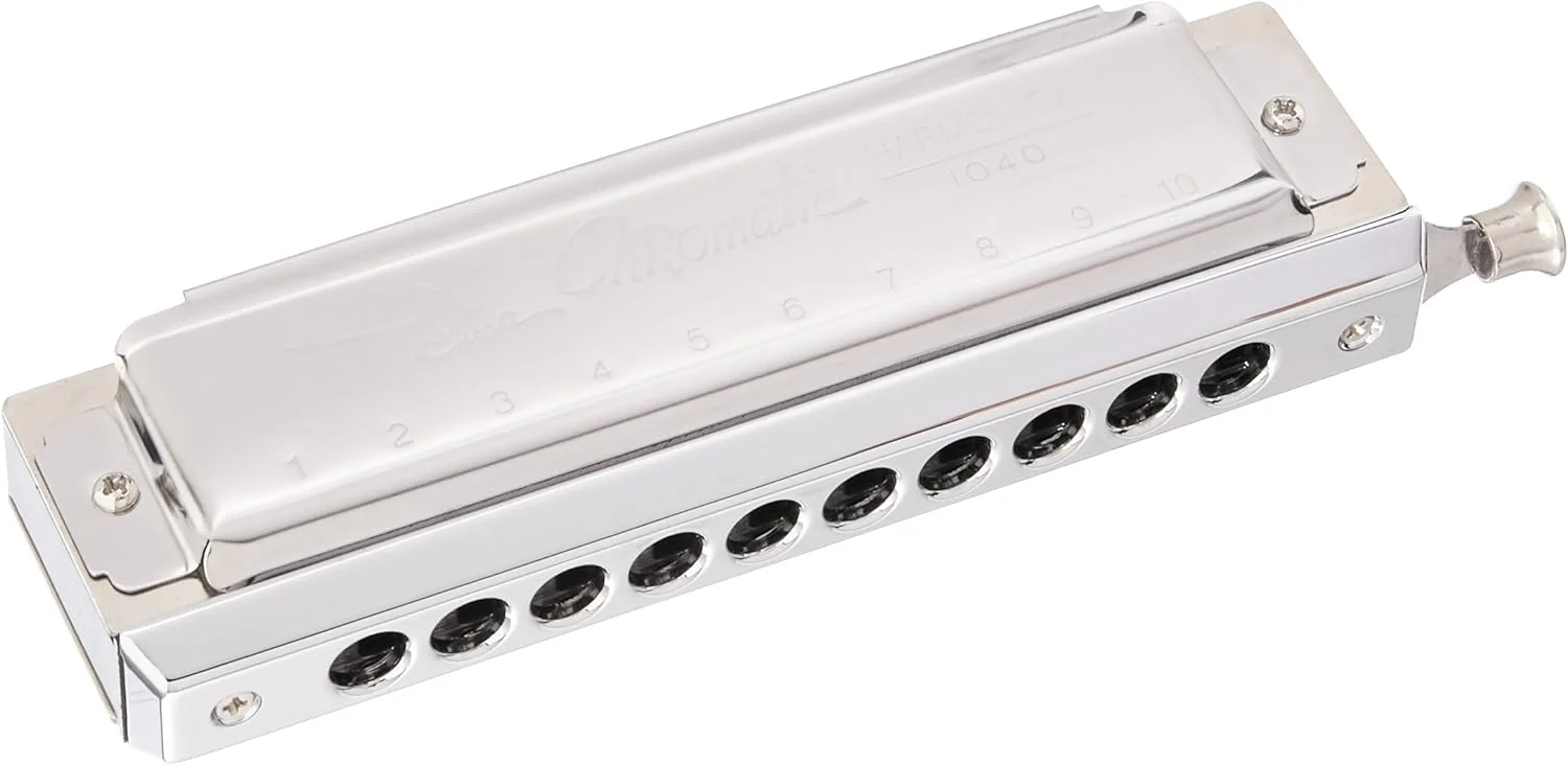 מפוחית כרומטית 10 חורים Swan SW-1040 עם ספר לימוד למתחילים - תמונה 2