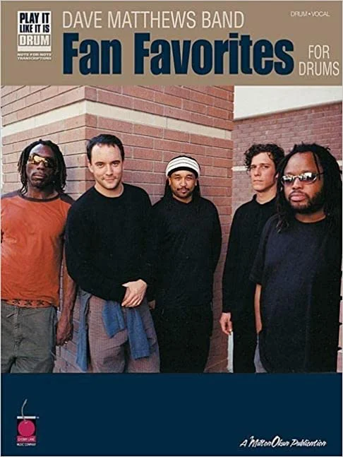 ספר תווים לתופים Dave Matthews Band - Fan Favorites for Drums