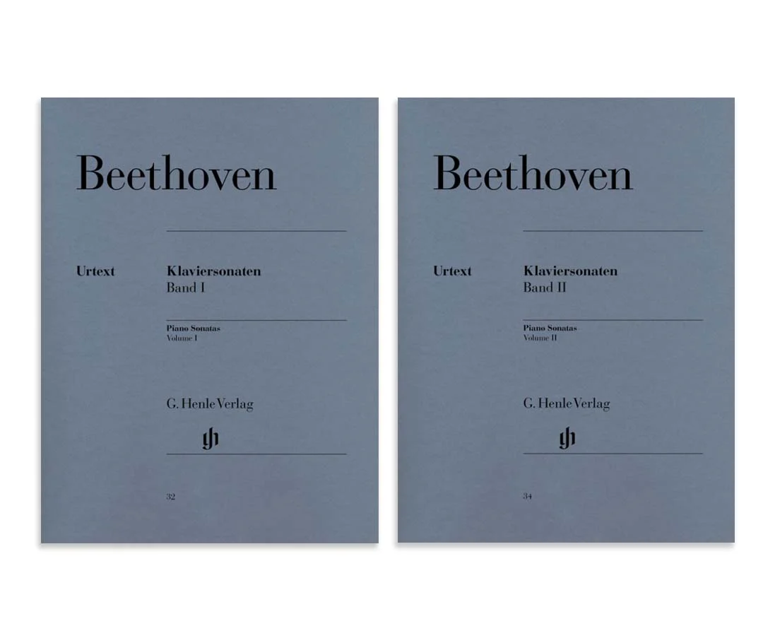 ספר תווים Beethoven Piano Sonatas Complete I+II