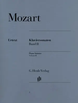 ספר תווים Mozart Piano Sonatas, Volume II