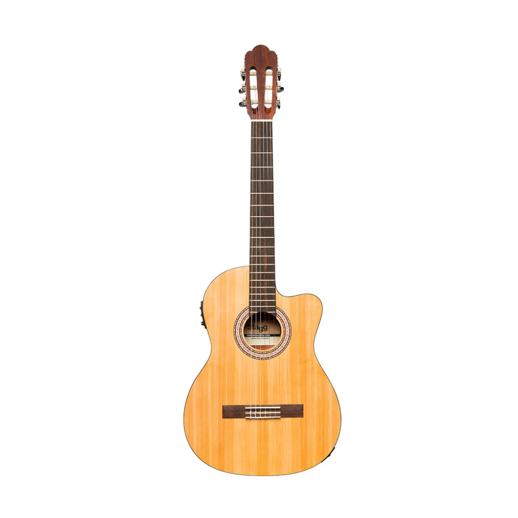 גיטרה קלאסית מוגברת Stagg SCL70 TCE-NAT - תמונה 3