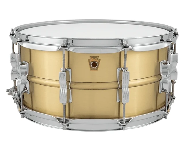 תוף סנר "Ludwig LB654B ACRO BRASS SNR BRUSHD 6.5" x 14