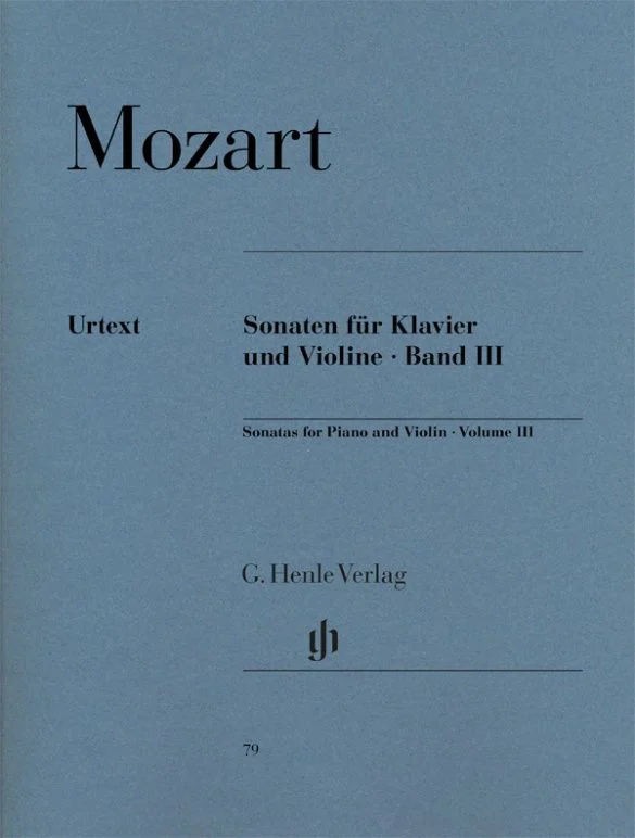 MOZART Violin Sonatas, Volume III