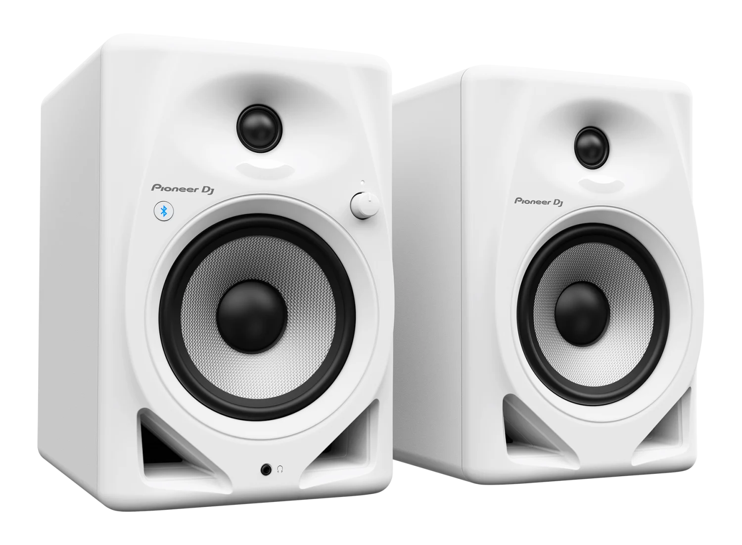 זוג מוניטורים שולחניים 5" בלוטות' מגבר CLASS-D דגם Pioneer DM-50DBT-W בצבע לבן