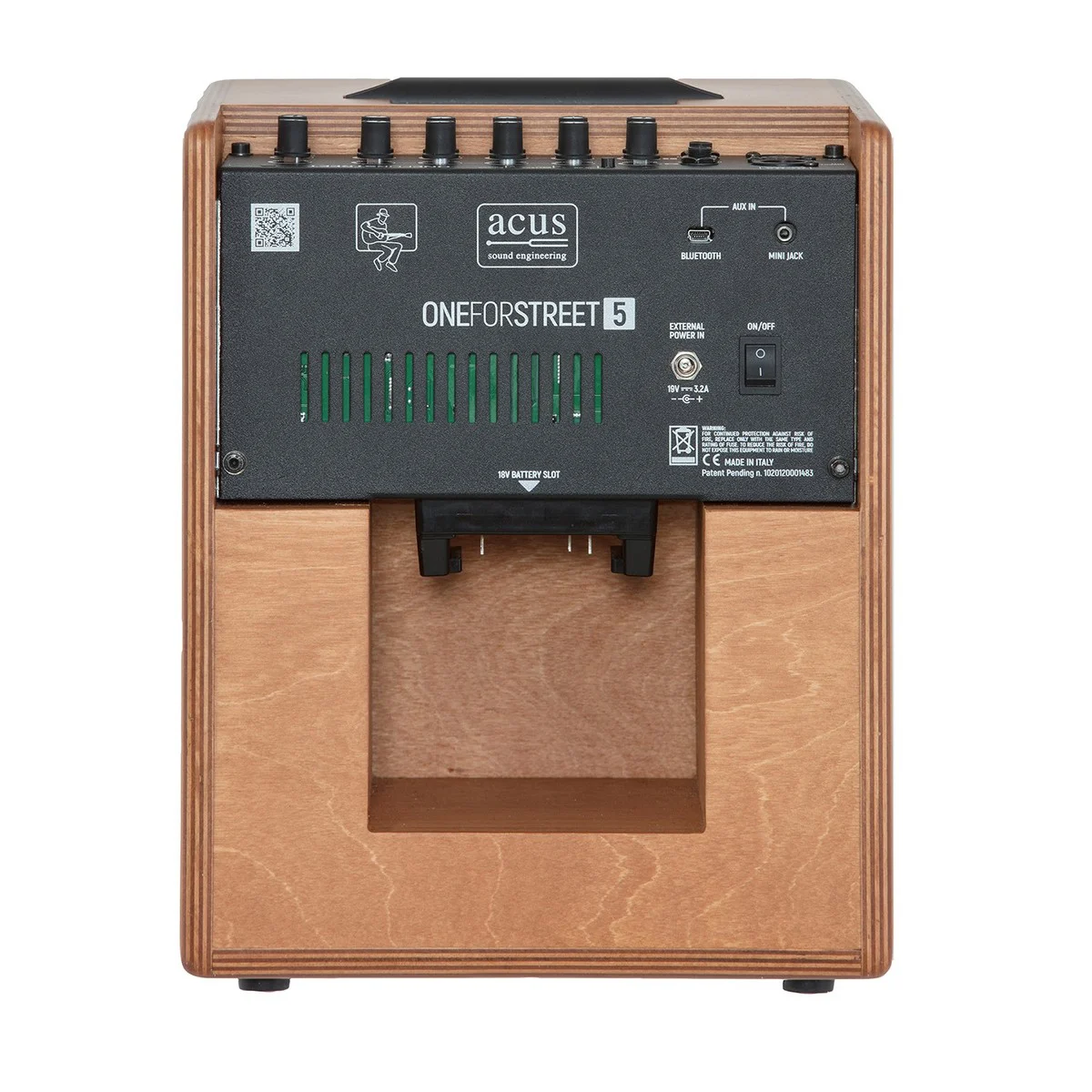 מגבר לאקוסטית נטען Acus ONE FORSTREET 5 WOOD 40W rms Acus Sound - תמונה 2