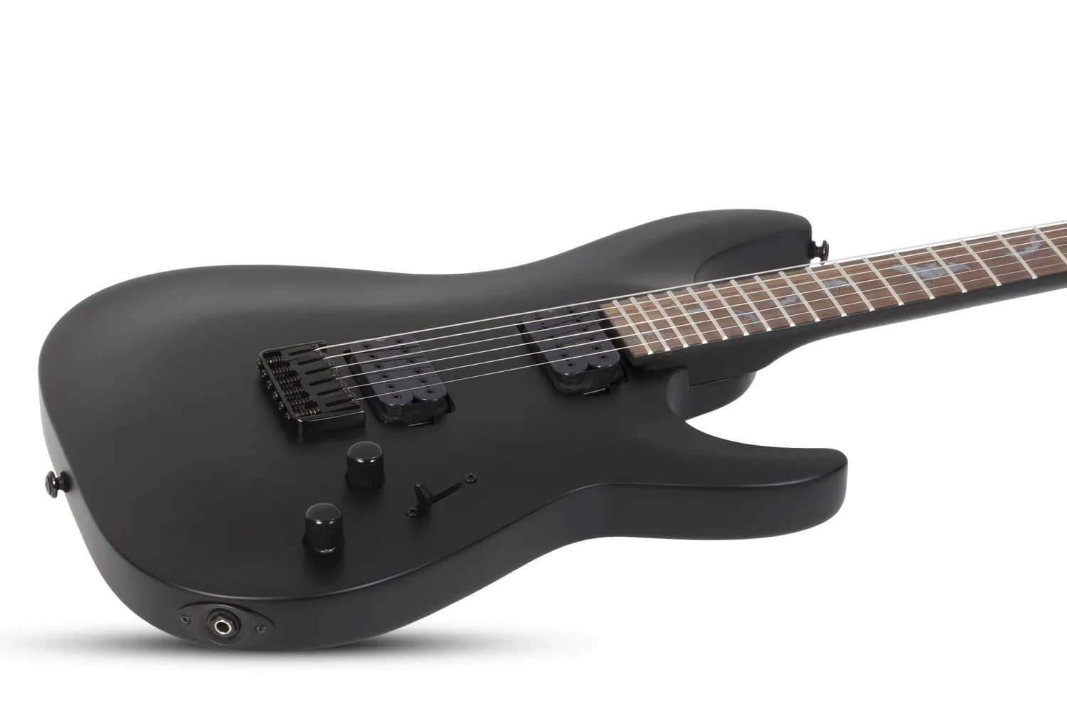 גיטרה חשמלית שחורה Schecter Damien 6 - תמונה 2