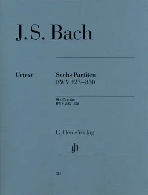 ספר תווים Six Partitas BWV 825-830