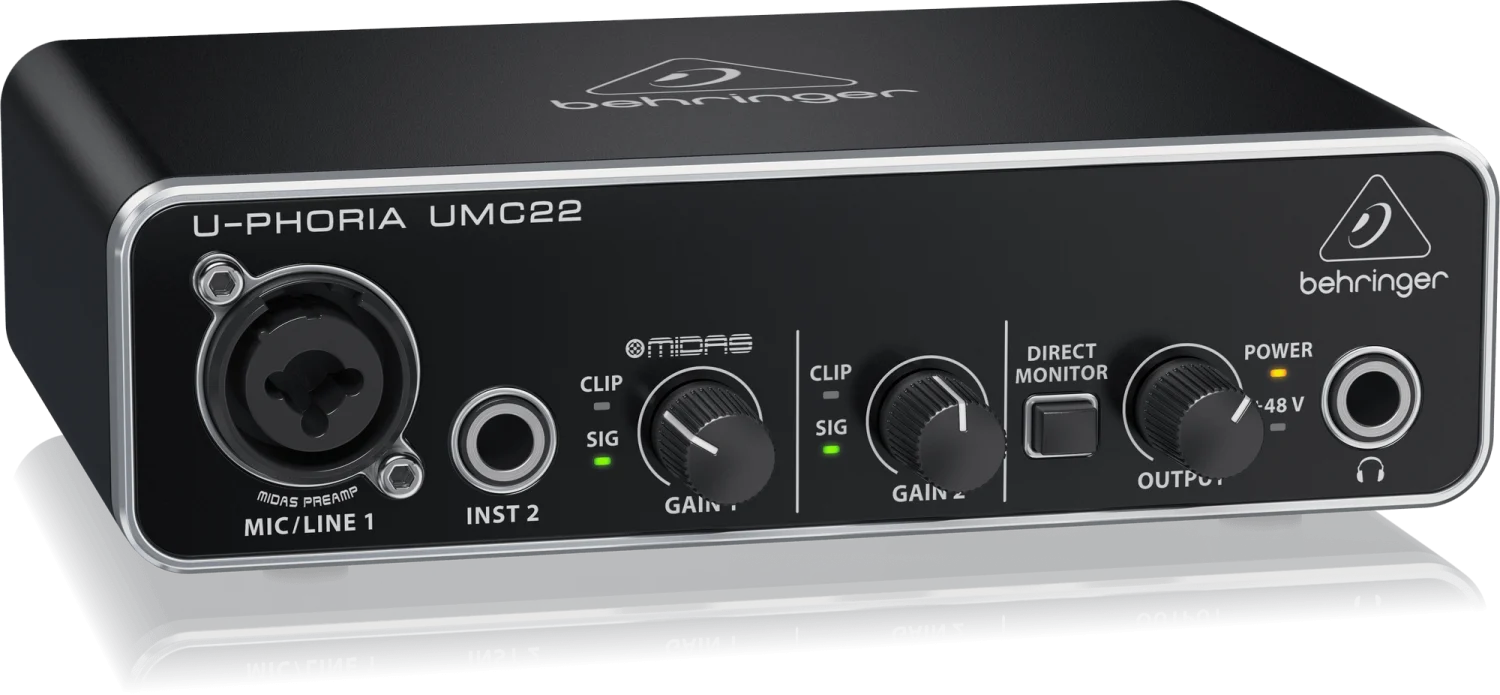 כרטיס קול UMC22 מבית Behringer - תמונה 2