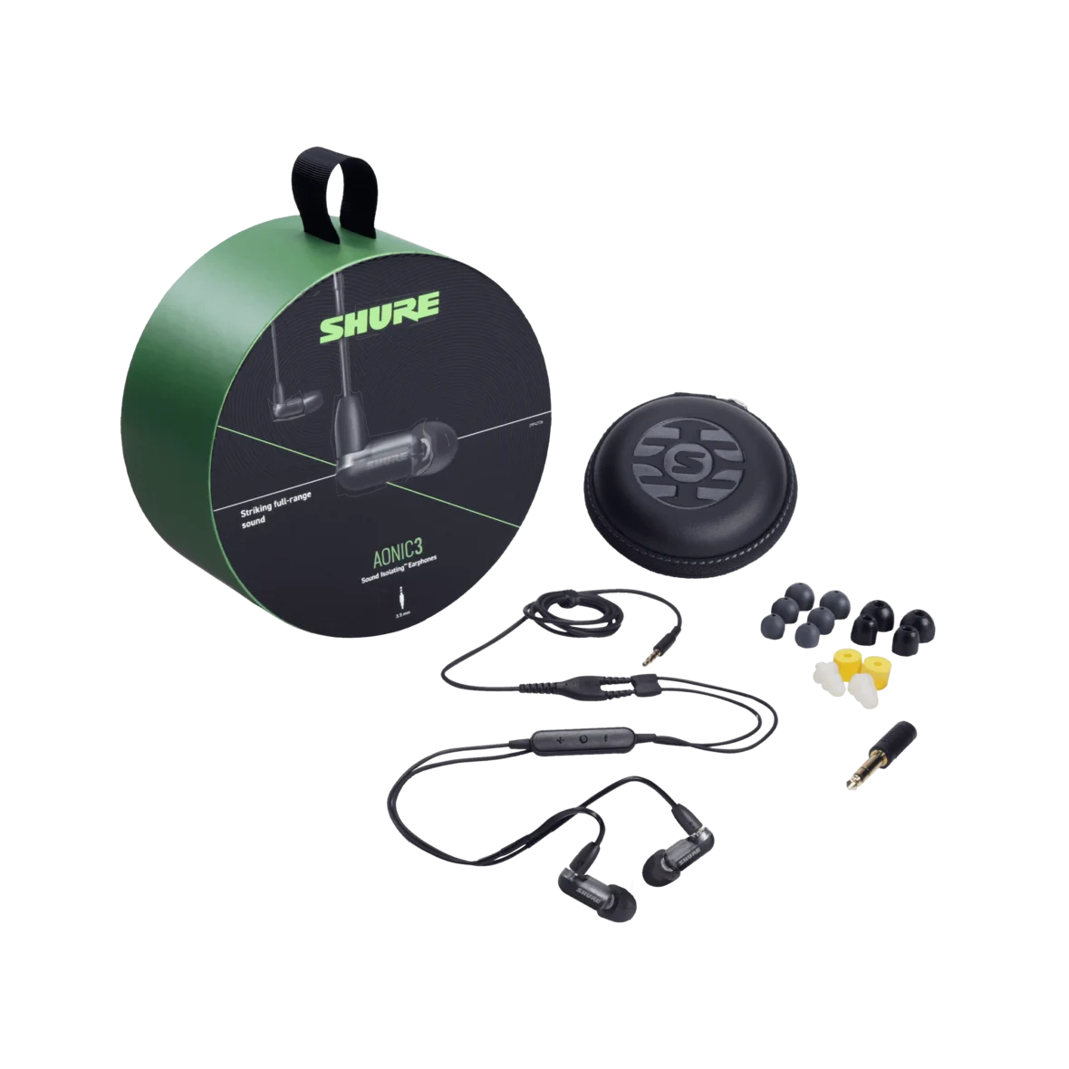 אוזניות Shure AONIC 3 In-ear בצבע שחור - תמונה 2