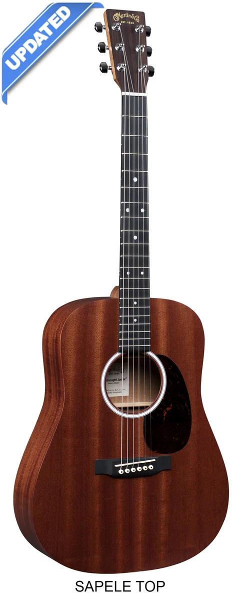 גיטרה אקוסטית מוגברת + נרתיק MARTIN DJR10E-01 SAPELE