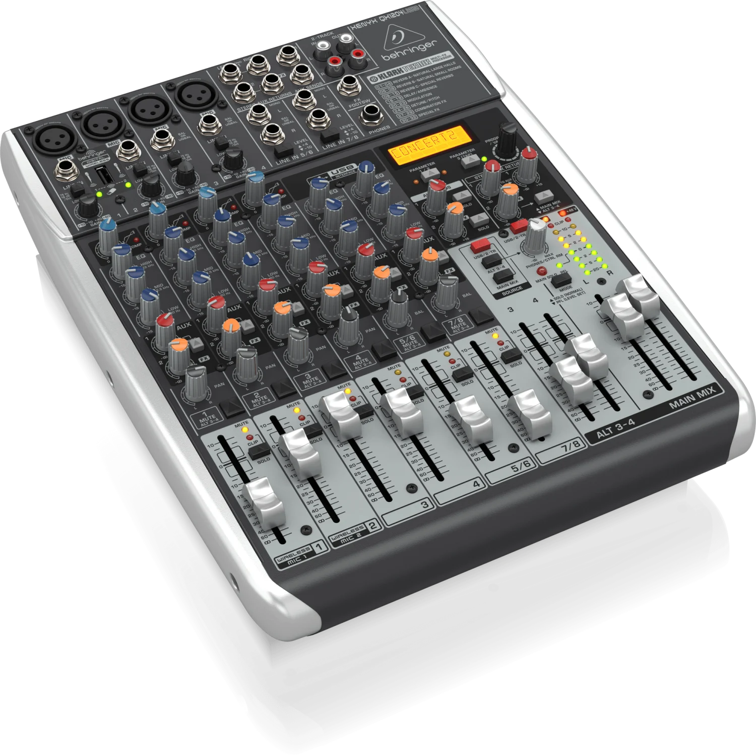 מיקסר 6 ערוצים Behringer QX1204USB - תמונה 2