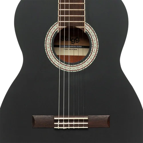 גיטרה קלאסית בצבע שחור Stagg SCL70-BK - תמונה 3