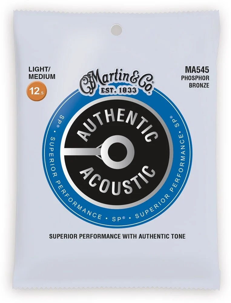 סט מיתרים 0.125 לאקוסטית Martin SP Phosphor Bronze Authentic MA545