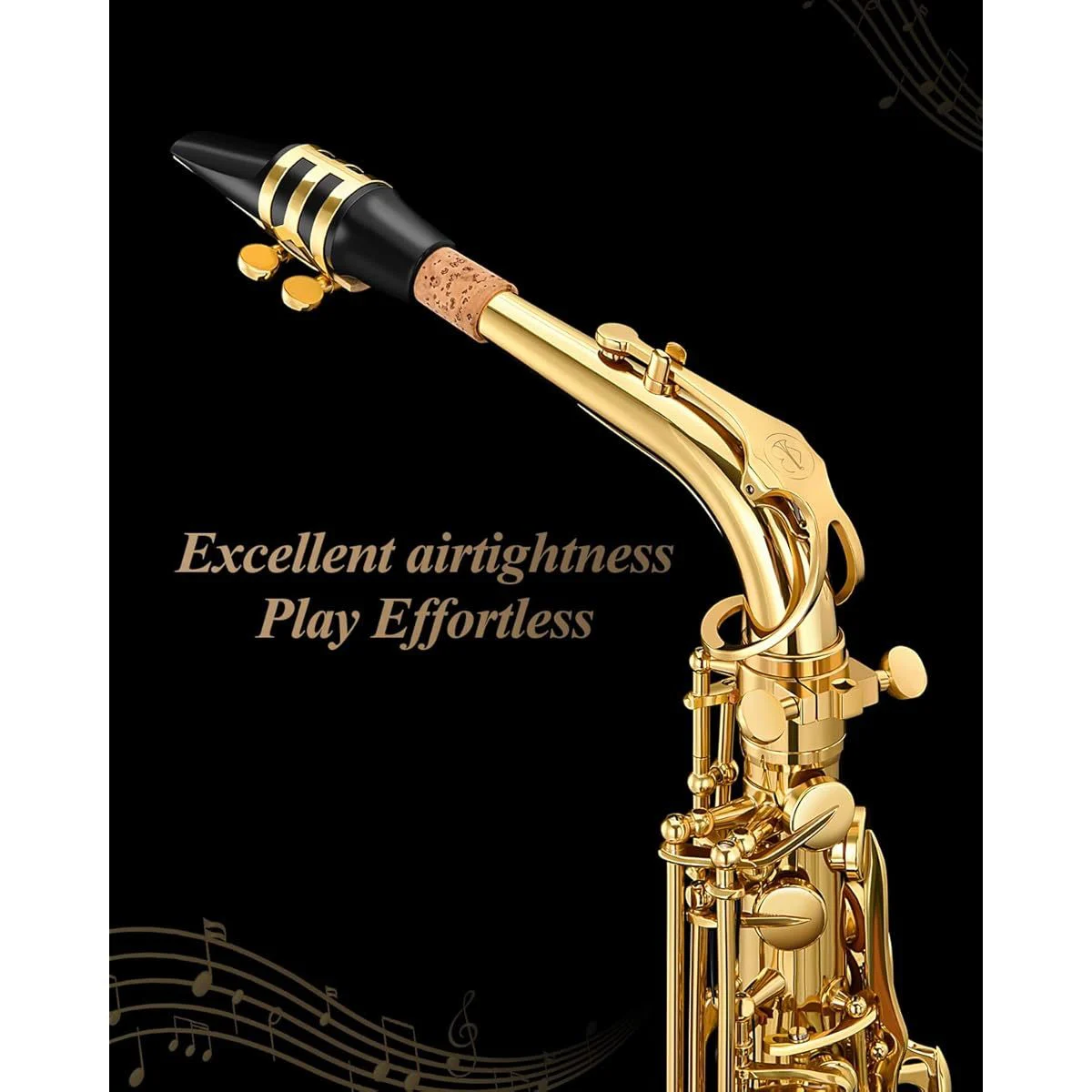 ערכת סקסופון אלט EAX-21 הכוללת תיק נשיאה + פיה + רצועת צוואר + עלים וסטנד מבית EASTAR - תמונה 4