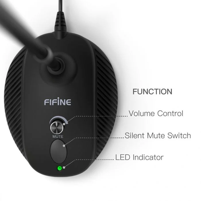 מיקרופון גוזנק USB למחשב לשיחות זום/סקייפ Fifine k052 - תמונה 4